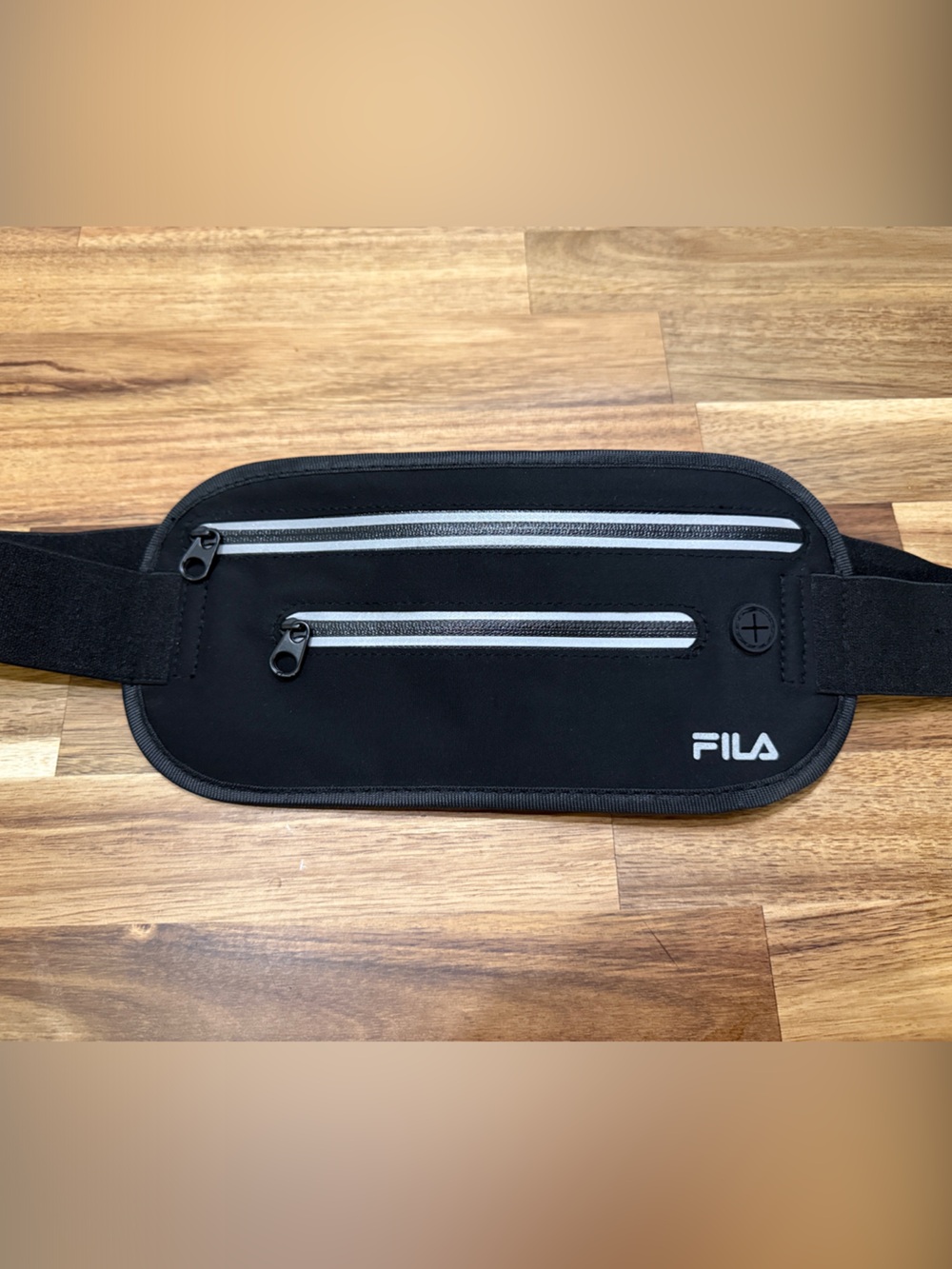 Fila Onward Black Running Pack with Reflective Trim